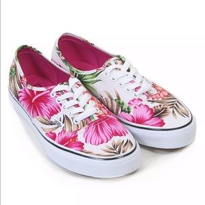 Authentic Vans Hawaiian floral shoe (New)